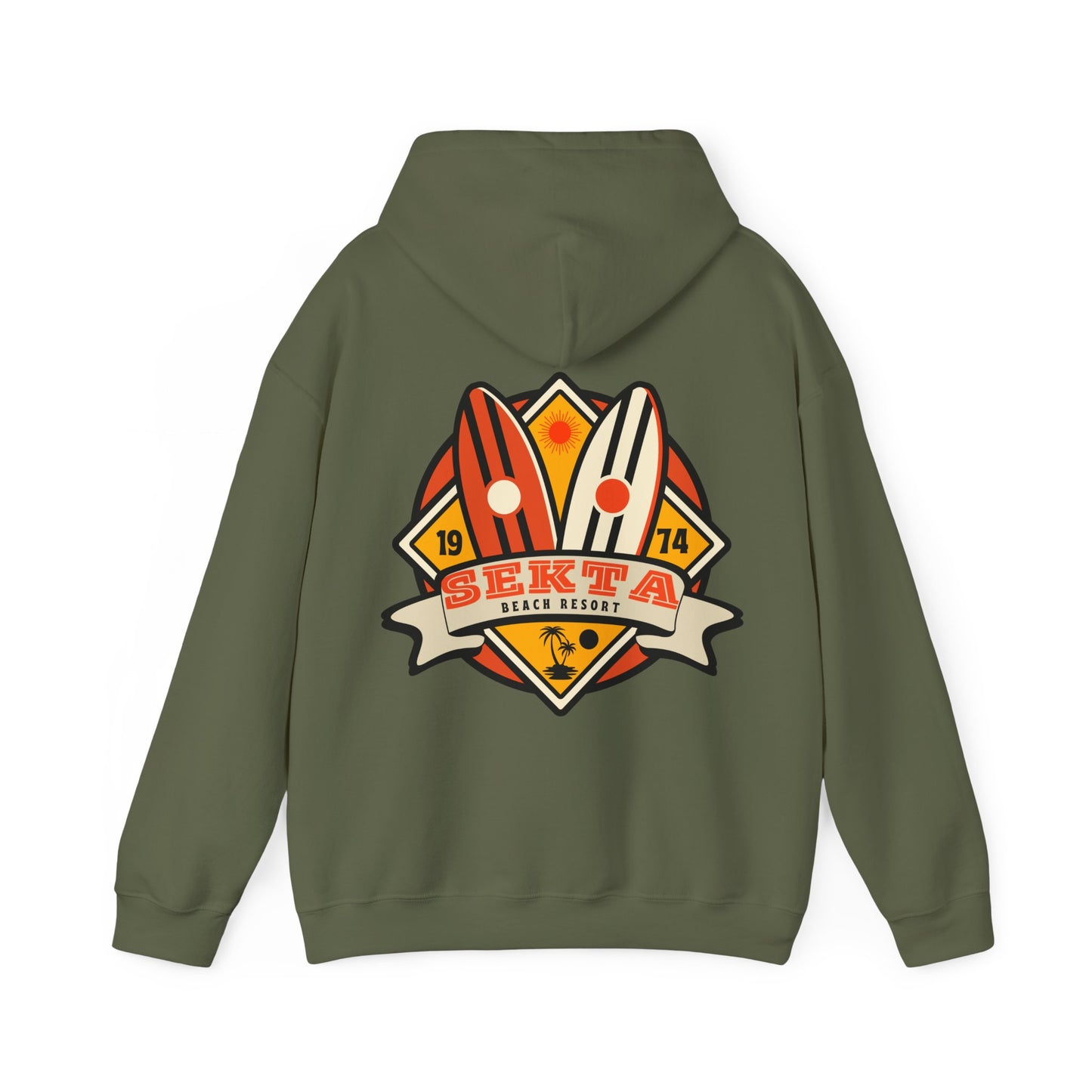 BEACH RESORT - Unisex Heavy Blend™ Hooded Sweatshirt