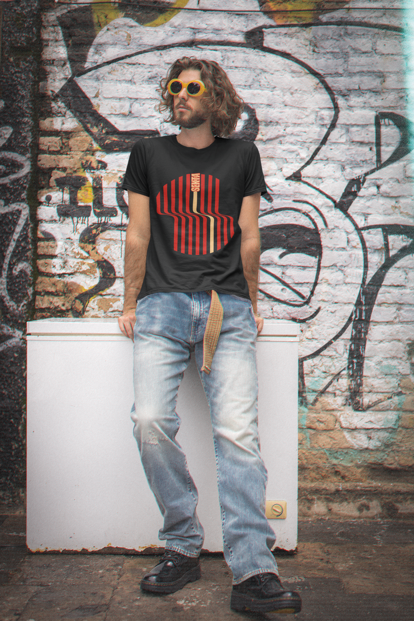 WAVEY STRIPES Unisex Short Sleeve Tee