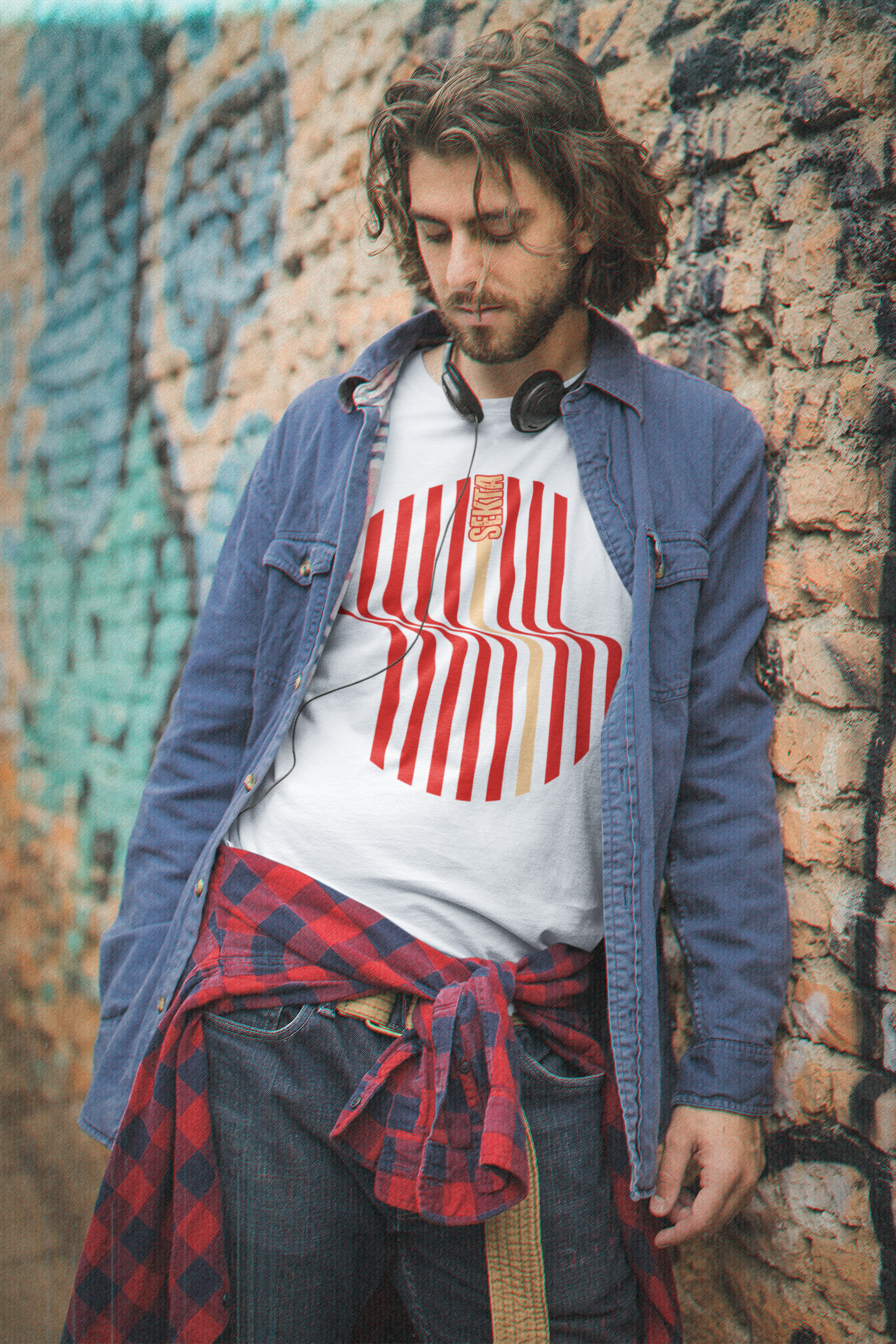 WAVEY STRIPES Unisex Short Sleeve Tee