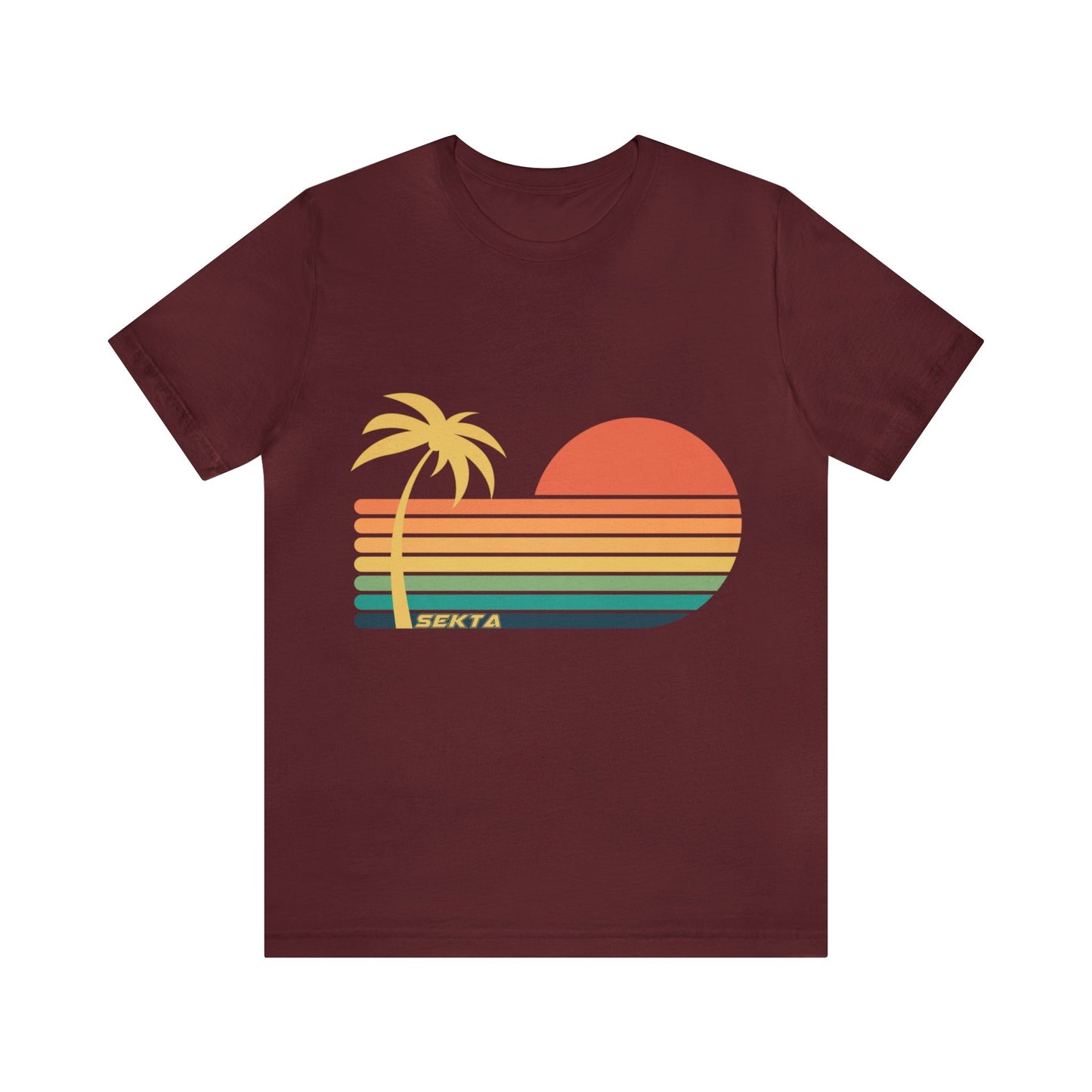 SUNSET STRIPES Unisex Short Sleeve Tee