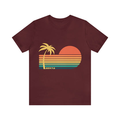 SUNSET STRIPES Unisex Short Sleeve Tee