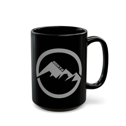 GREY MOUNTAIN Black Mug (Large 15oz)