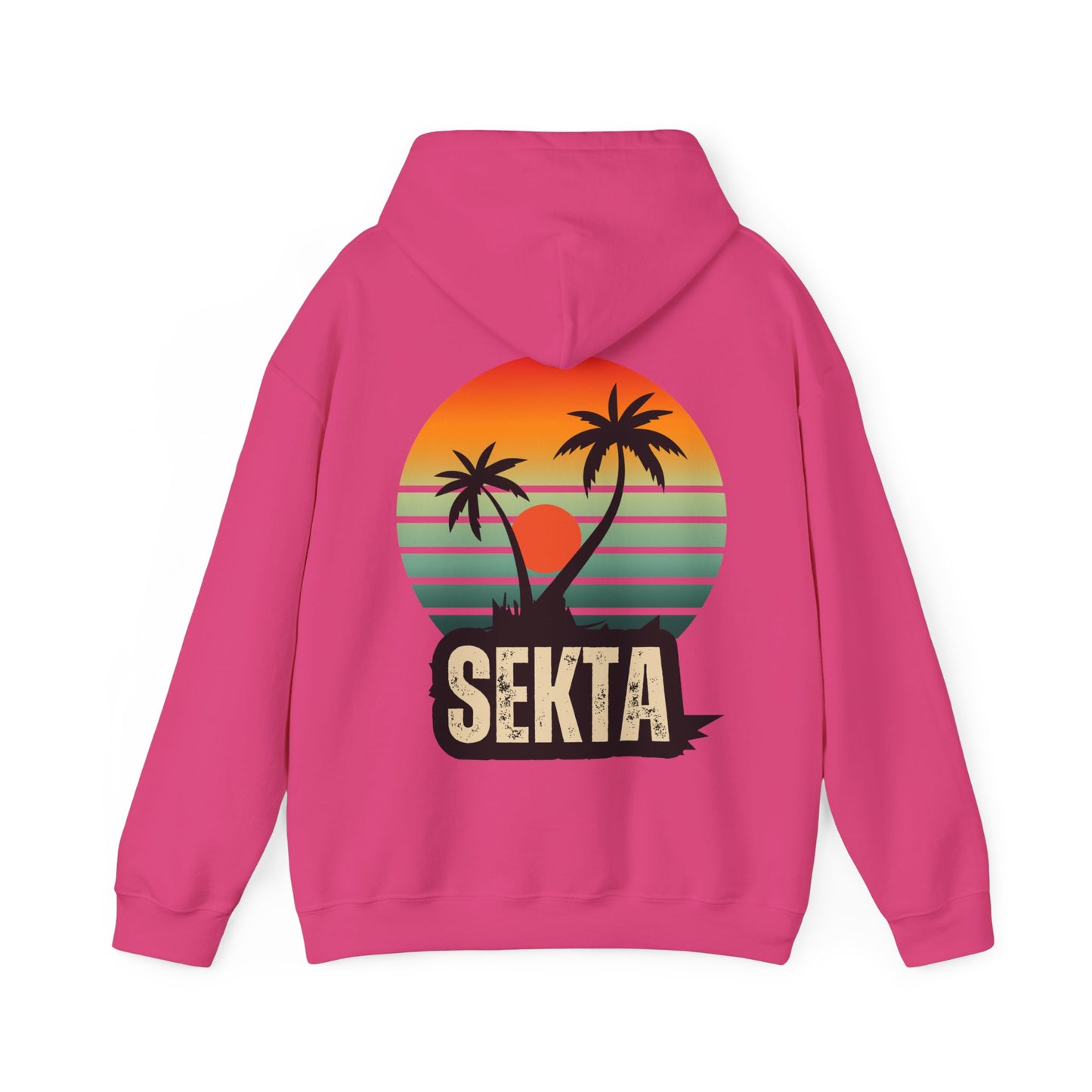 RETRO SUNSET - Unisex Heavy Blend™ Hooded Sweatshirt