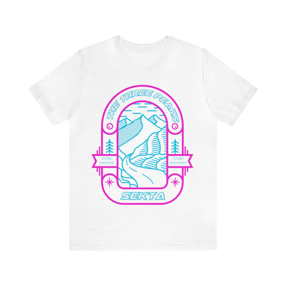 THE THREE PEAKS Unisex Short Sleeve Tee