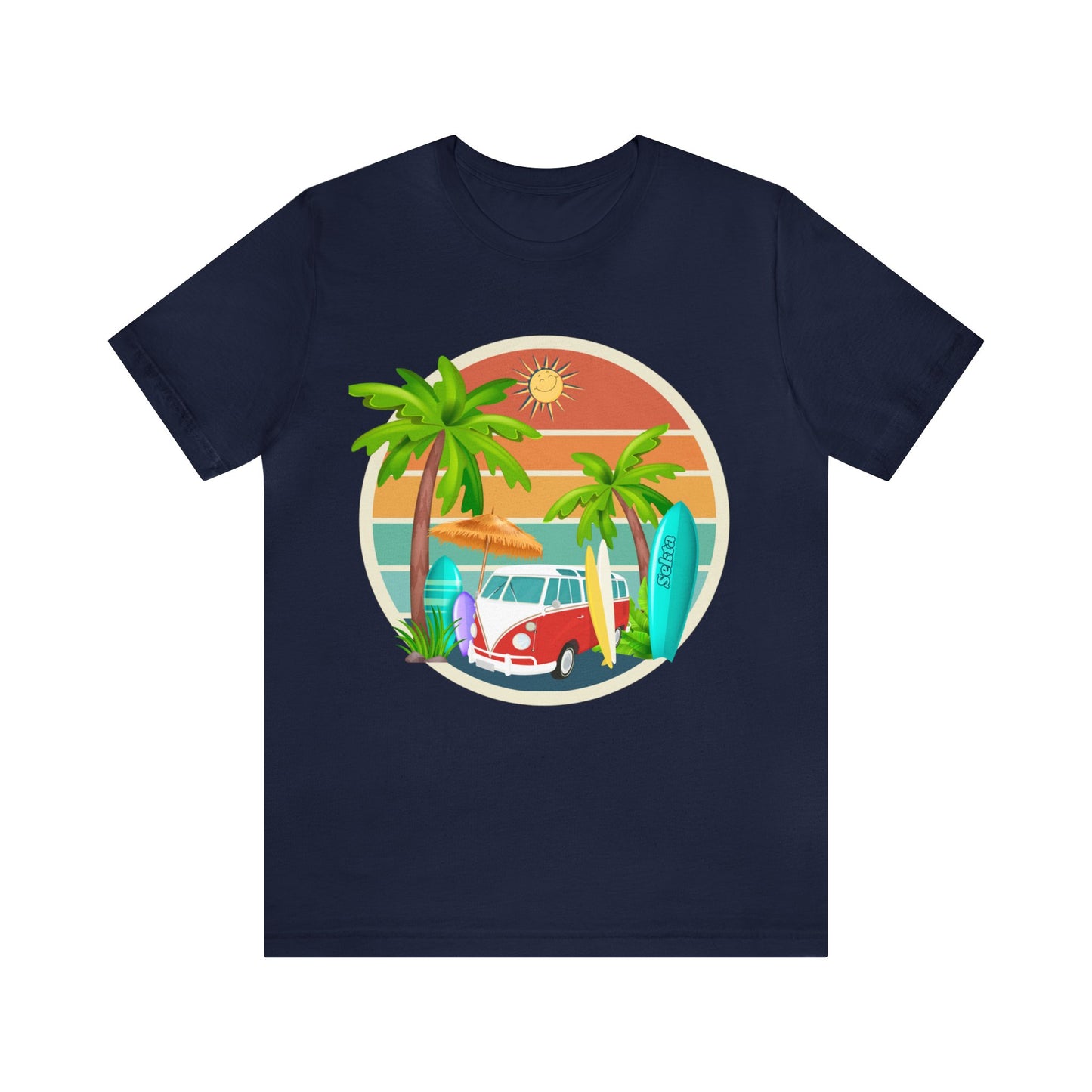 SURF TOURS Unisex Short Sleeve Tee