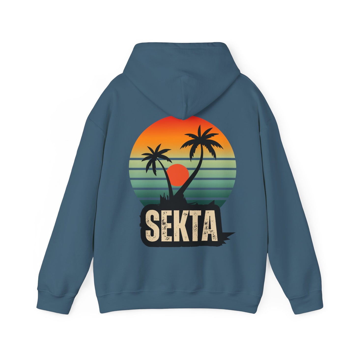 RETRO SUNSET - Unisex Heavy Blend™ Hooded Sweatshirt