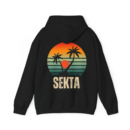 RETRO SUNSET - Unisex Heavy Blend™ Hooded Sweatshirt