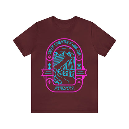 THE THREE PEAKS Unisex Short Sleeve Tee