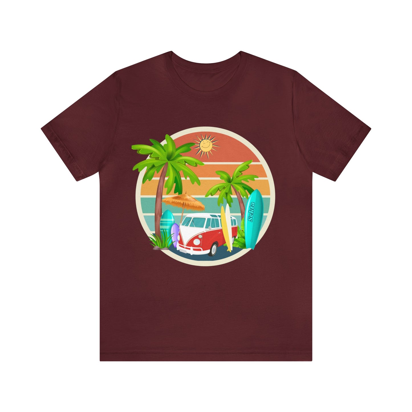 SURF TOURS Unisex Short Sleeve Tee