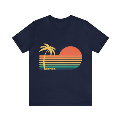 SUNSET STRIPES Unisex Short Sleeve Tee