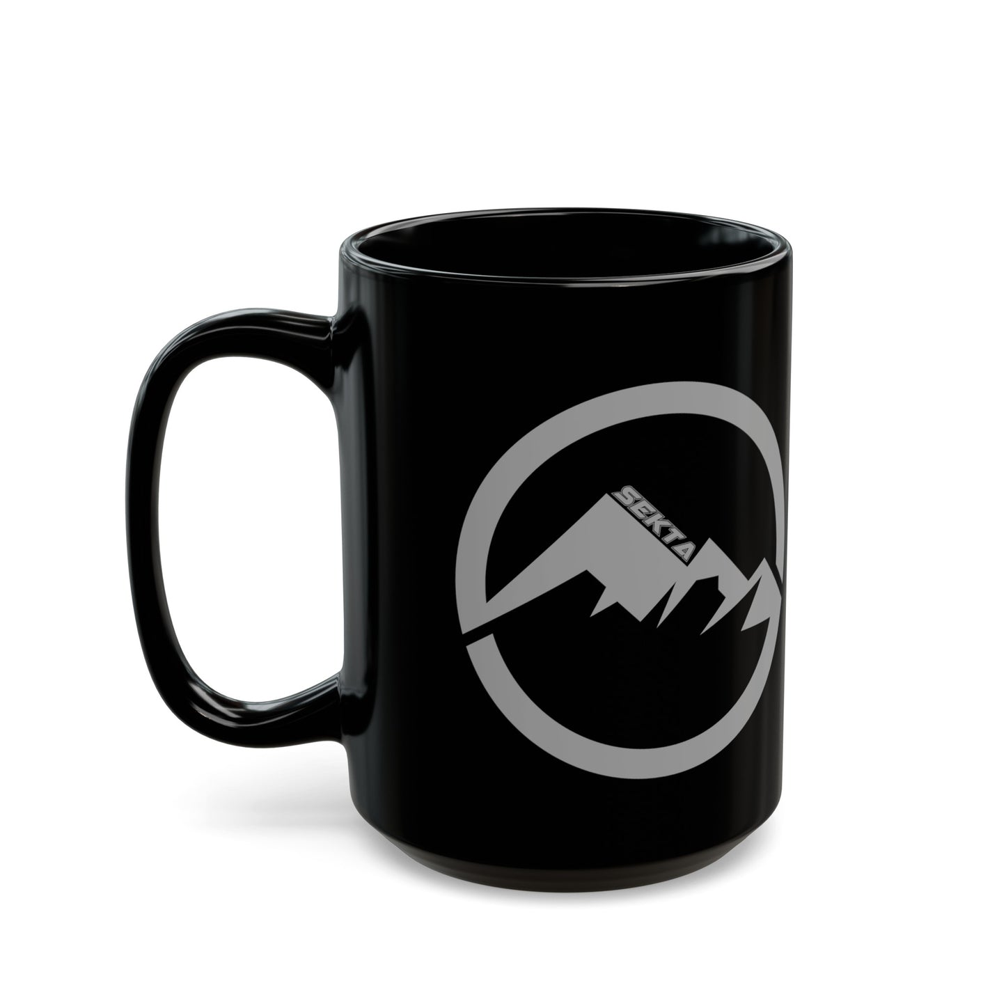 GREY MOUNTAIN Black Mug (Large 15oz)