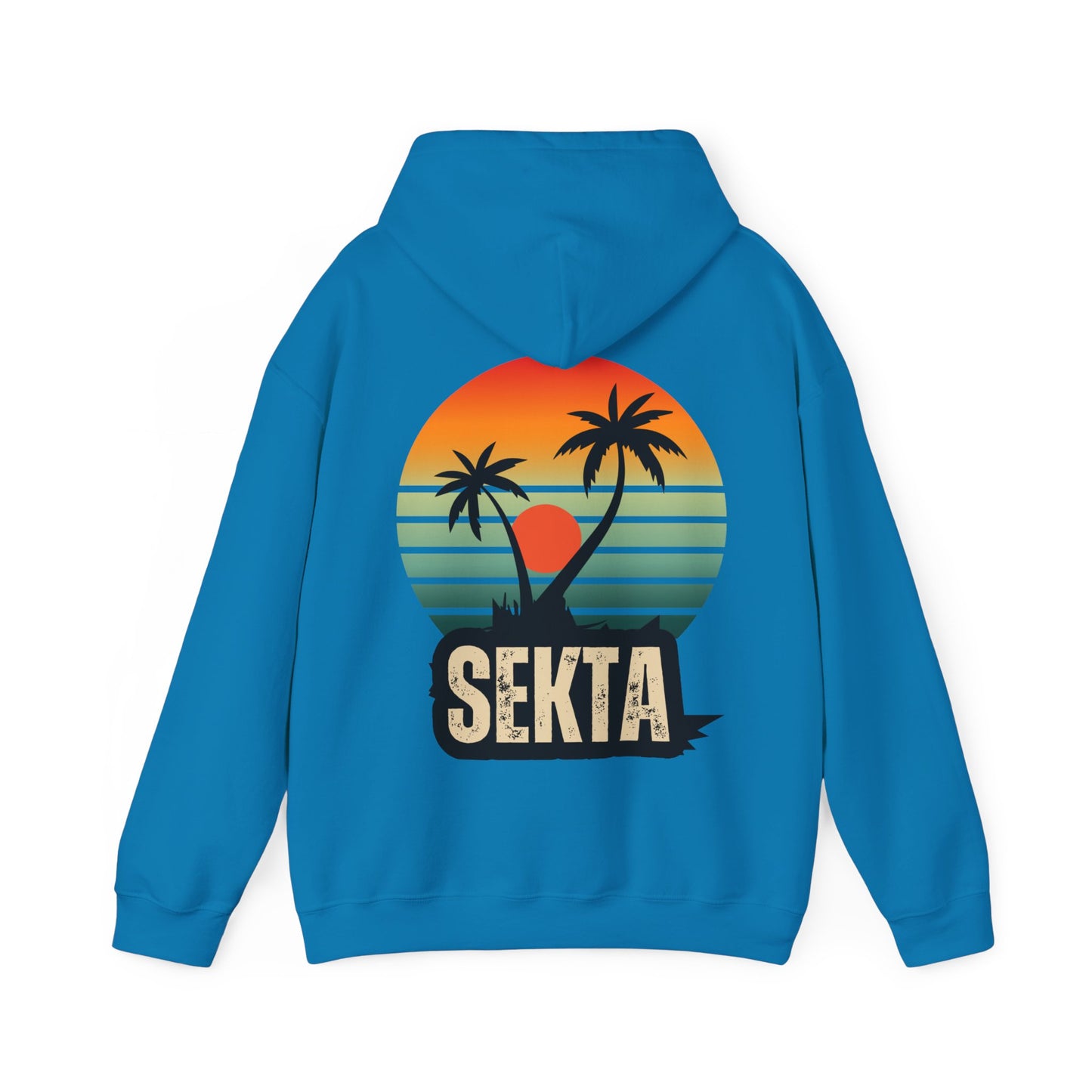 RETRO SUNSET - Unisex Heavy Blend™ Hooded Sweatshirt