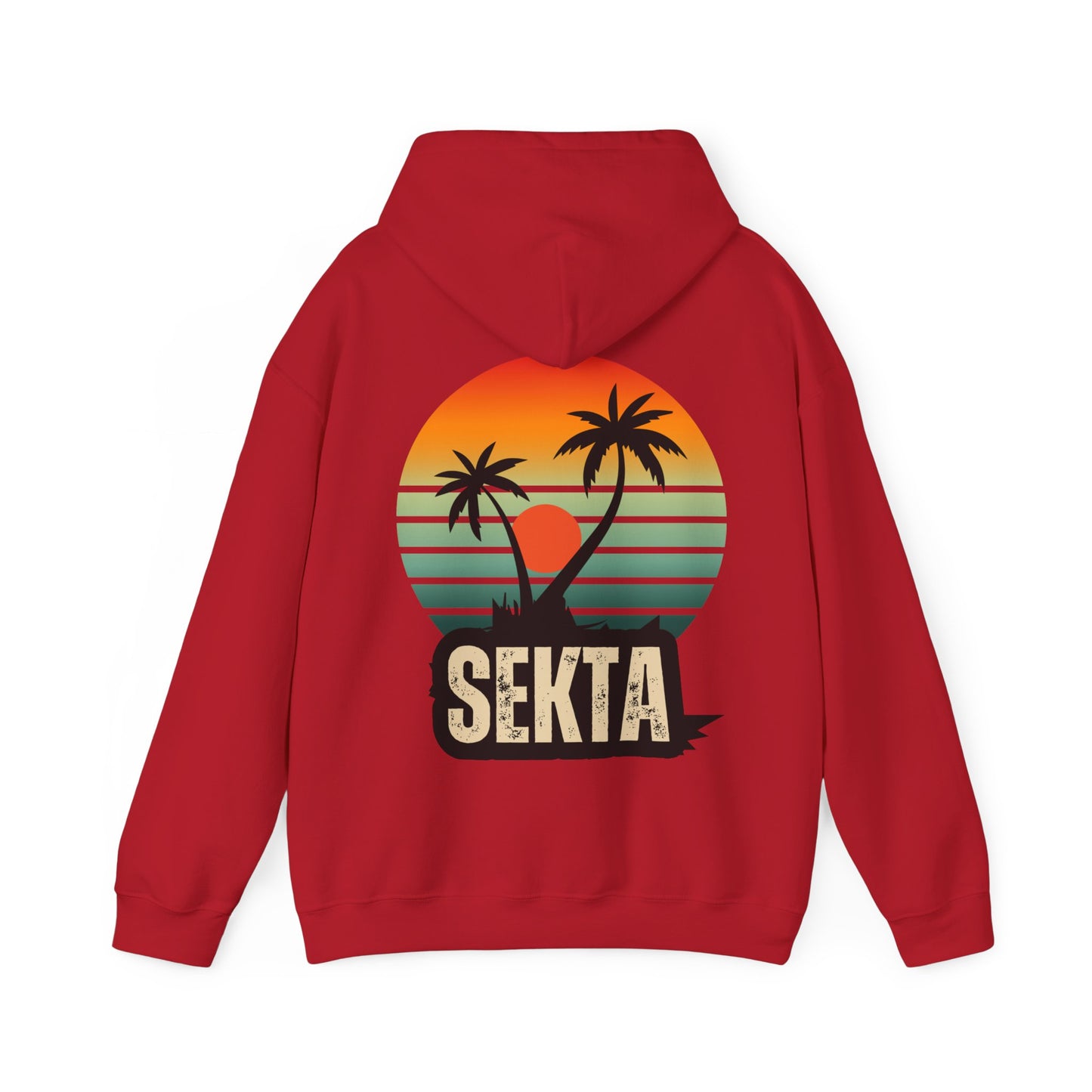 RETRO SUNSET - Unisex Heavy Blend™ Hooded Sweatshirt