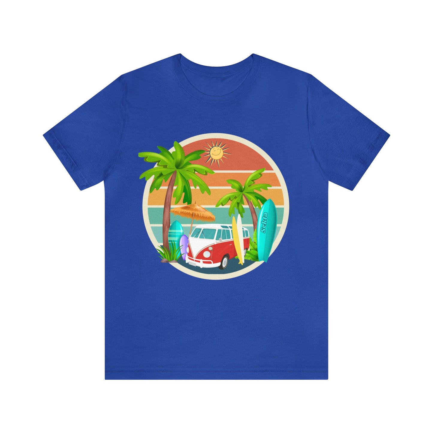 SURF TOURS Unisex Short Sleeve Tee