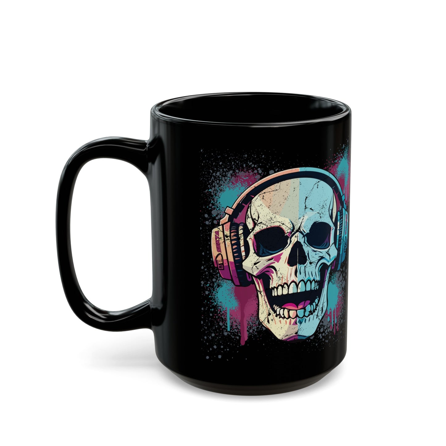 SKULLPHONES Black Mug (Large 15oz)