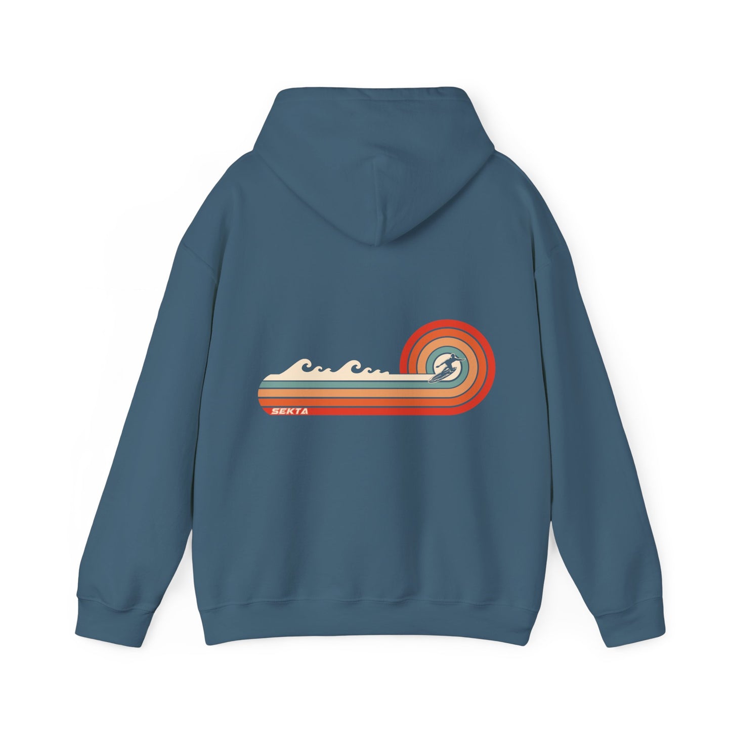 RETRO WAVES - Unisex Heavy Blend™ Hooded Sweatshirt