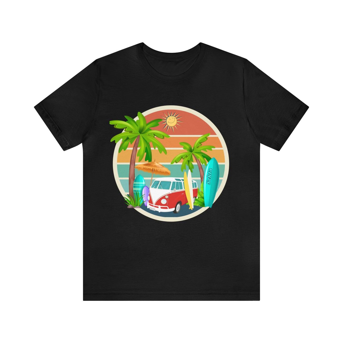 SURF TOURS Unisex Short Sleeve Tee