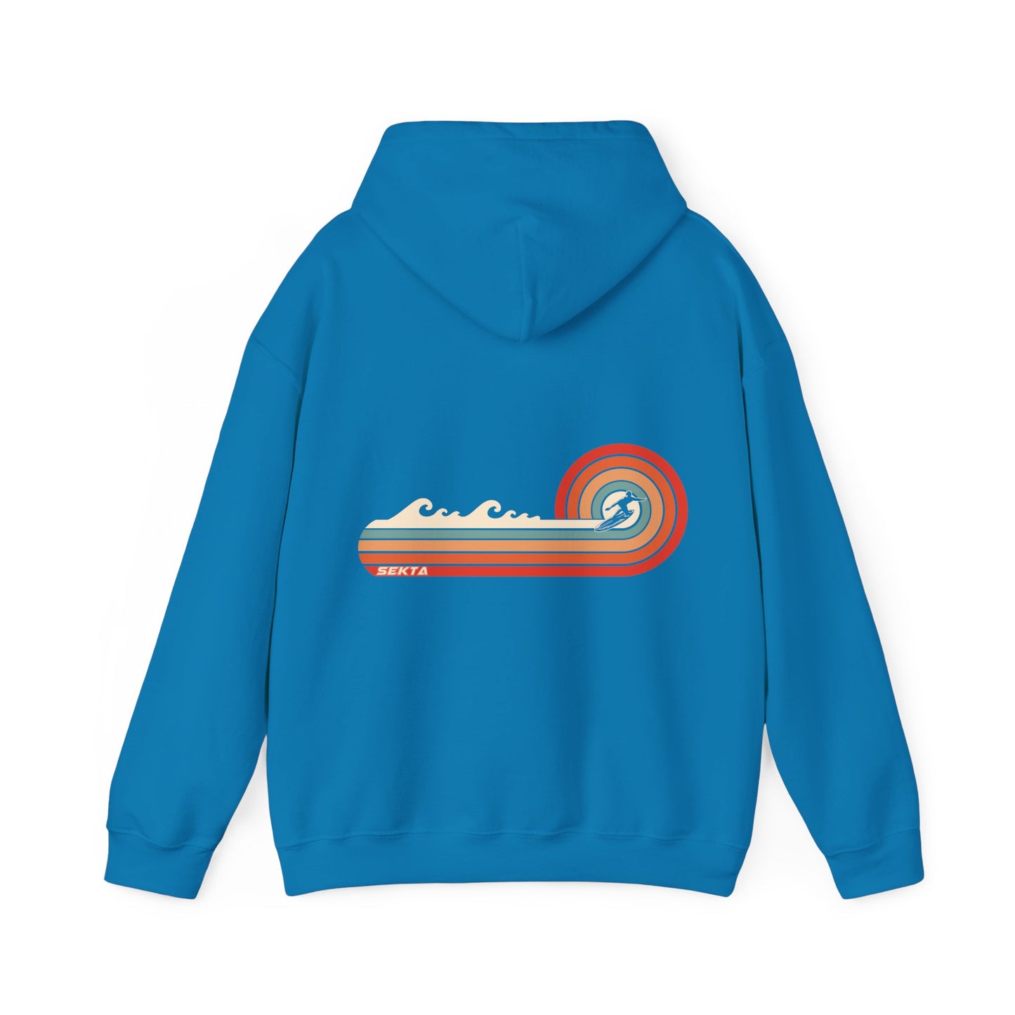 RETRO WAVES - Unisex Heavy Blend™ Hooded Sweatshirt