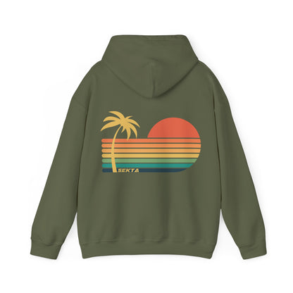 SUNSET STRIPES - Unisex Heavy Blend™ Hooded Sweatshirt