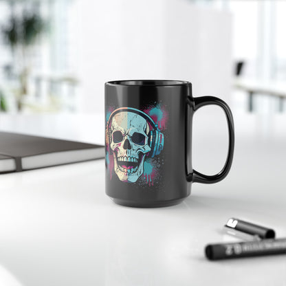 SKULLPHONES Black Mug (Large 15oz)