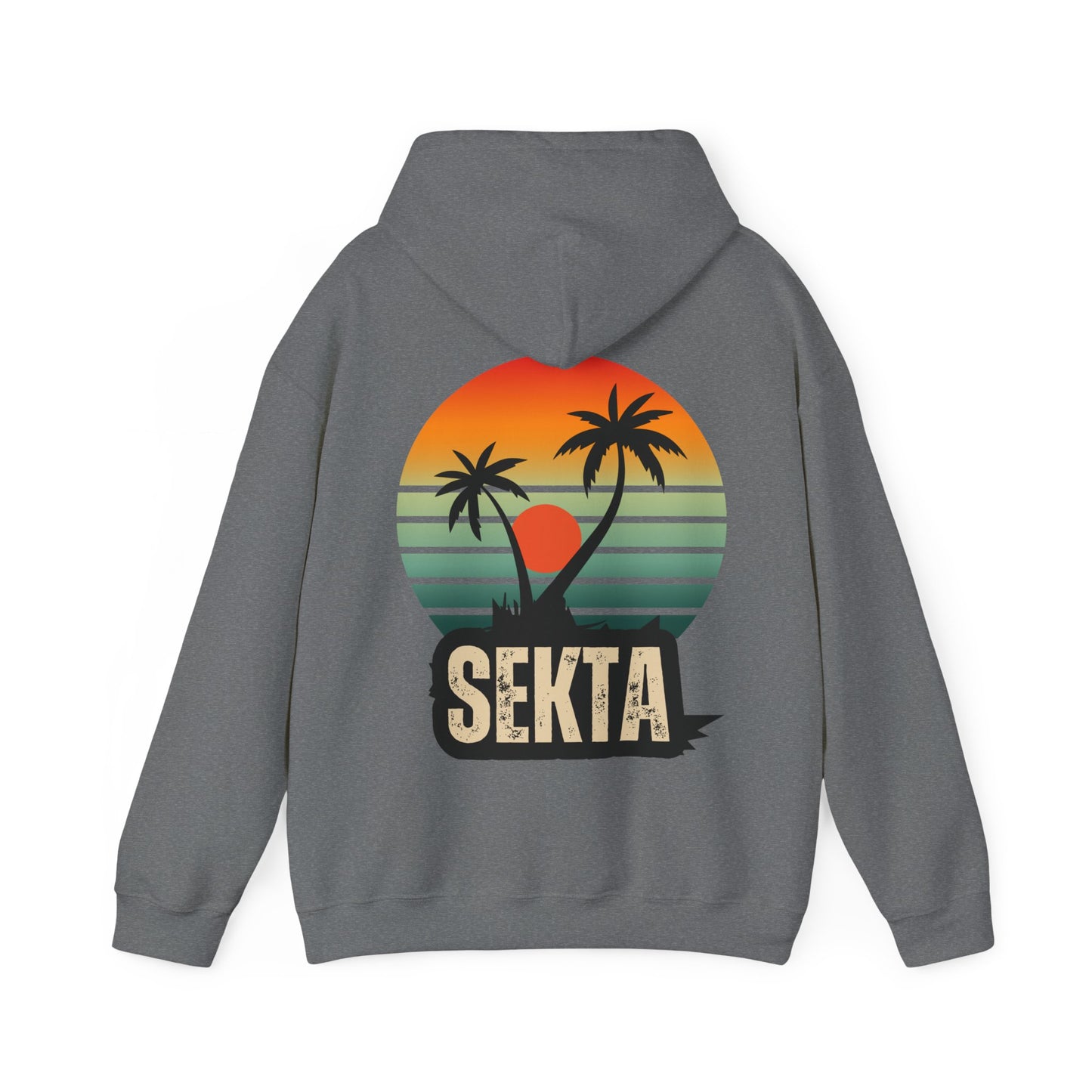 RETRO SUNSET - Unisex Heavy Blend™ Hooded Sweatshirt