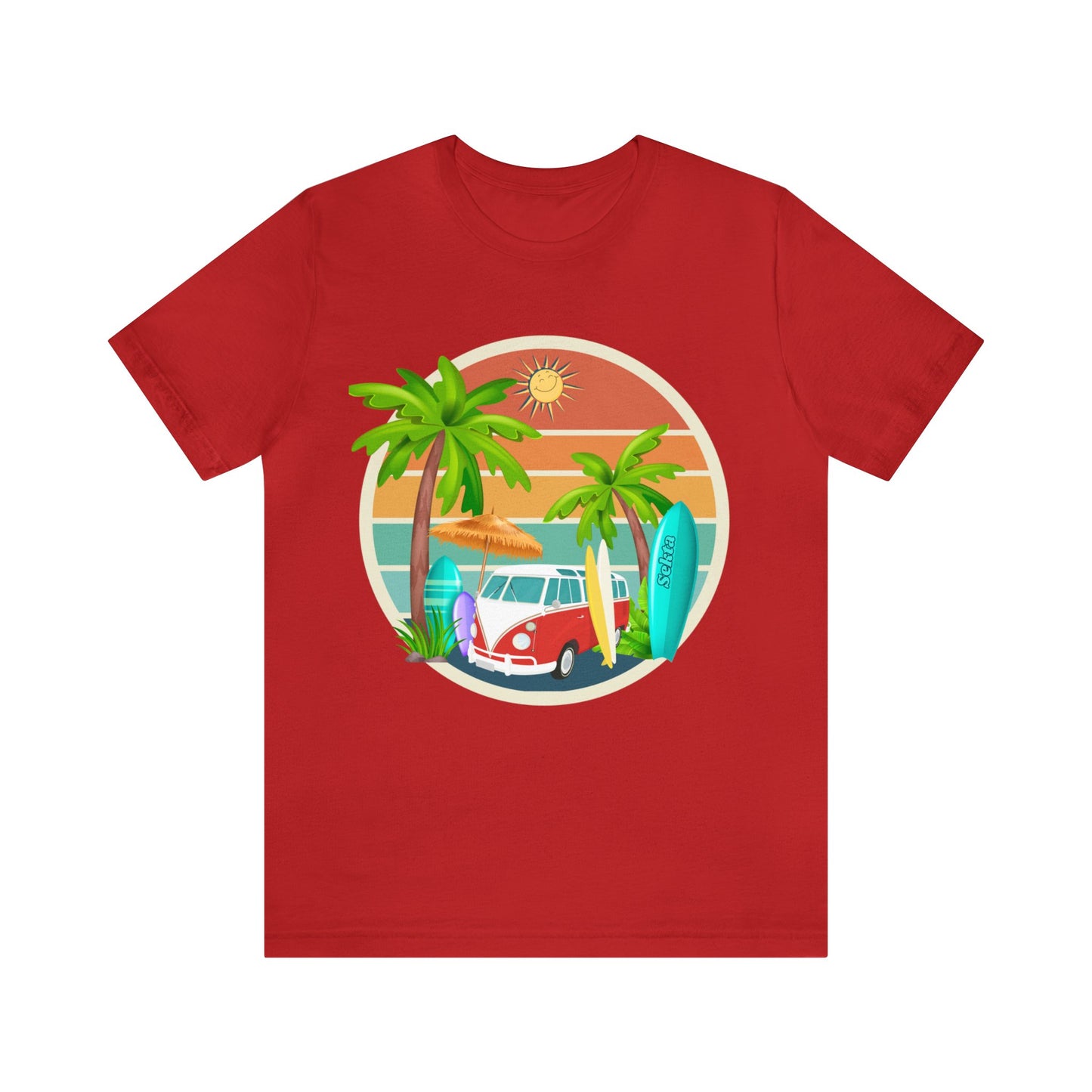 SURF TOURS Unisex Short Sleeve Tee