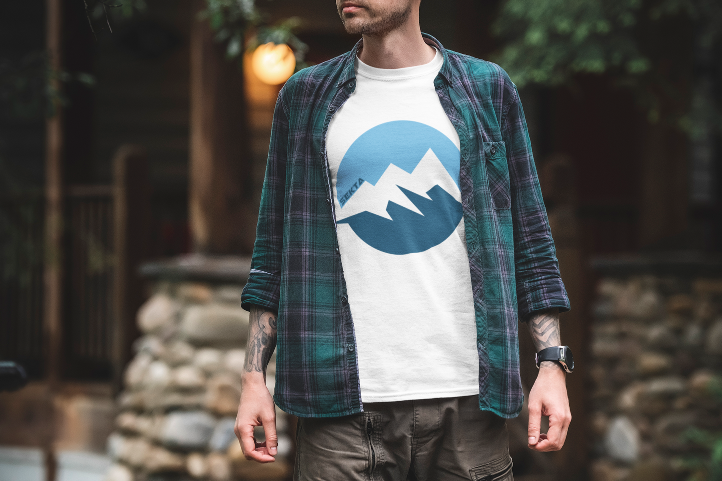 BLUE MOUNTAIN Unisex Short Sleeve Tee