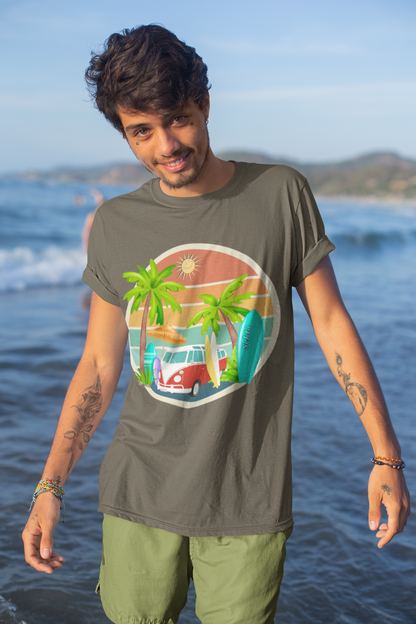 SURF TOURS Unisex Short Sleeve Tee