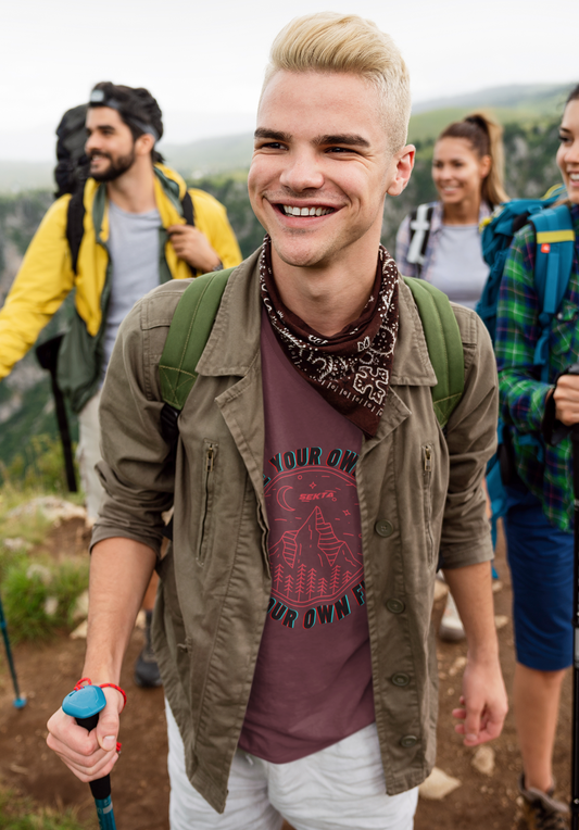 TAKE YOUR OWN PATH Unisex Short Sleeve Tee