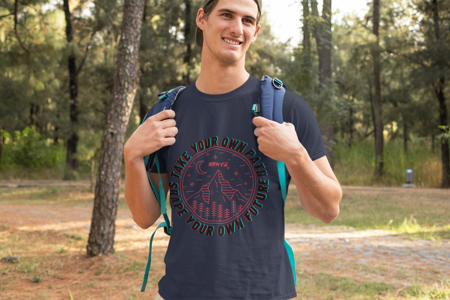 TAKE YOUR OWN PATH Unisex Short Sleeve Tee