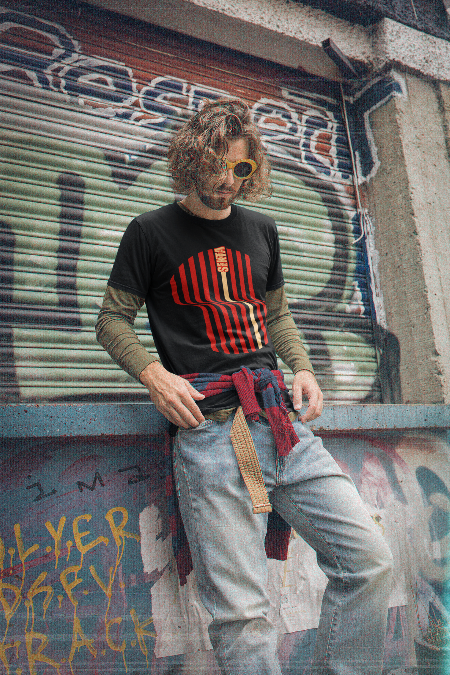 WAVEY STRIPES Unisex Short Sleeve Tee