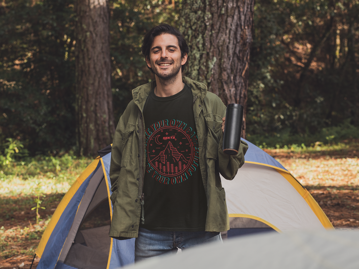 TAKE YOUR OWN PATH Unisex Short Sleeve Tee