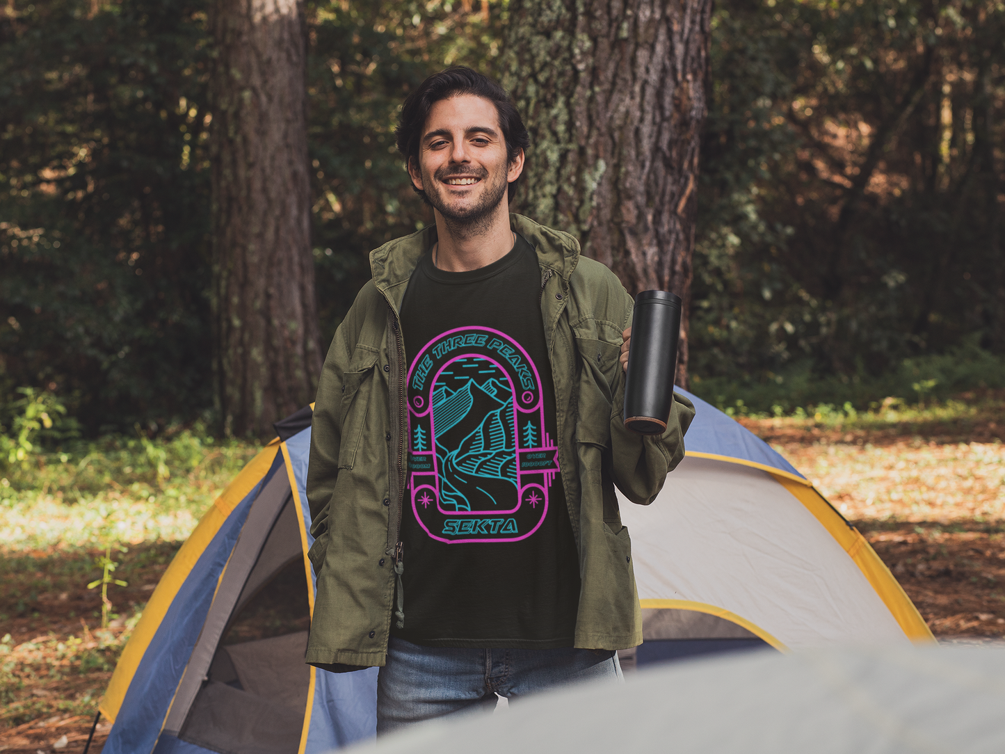 THE THREE PEAKS Unisex Short Sleeve Tee