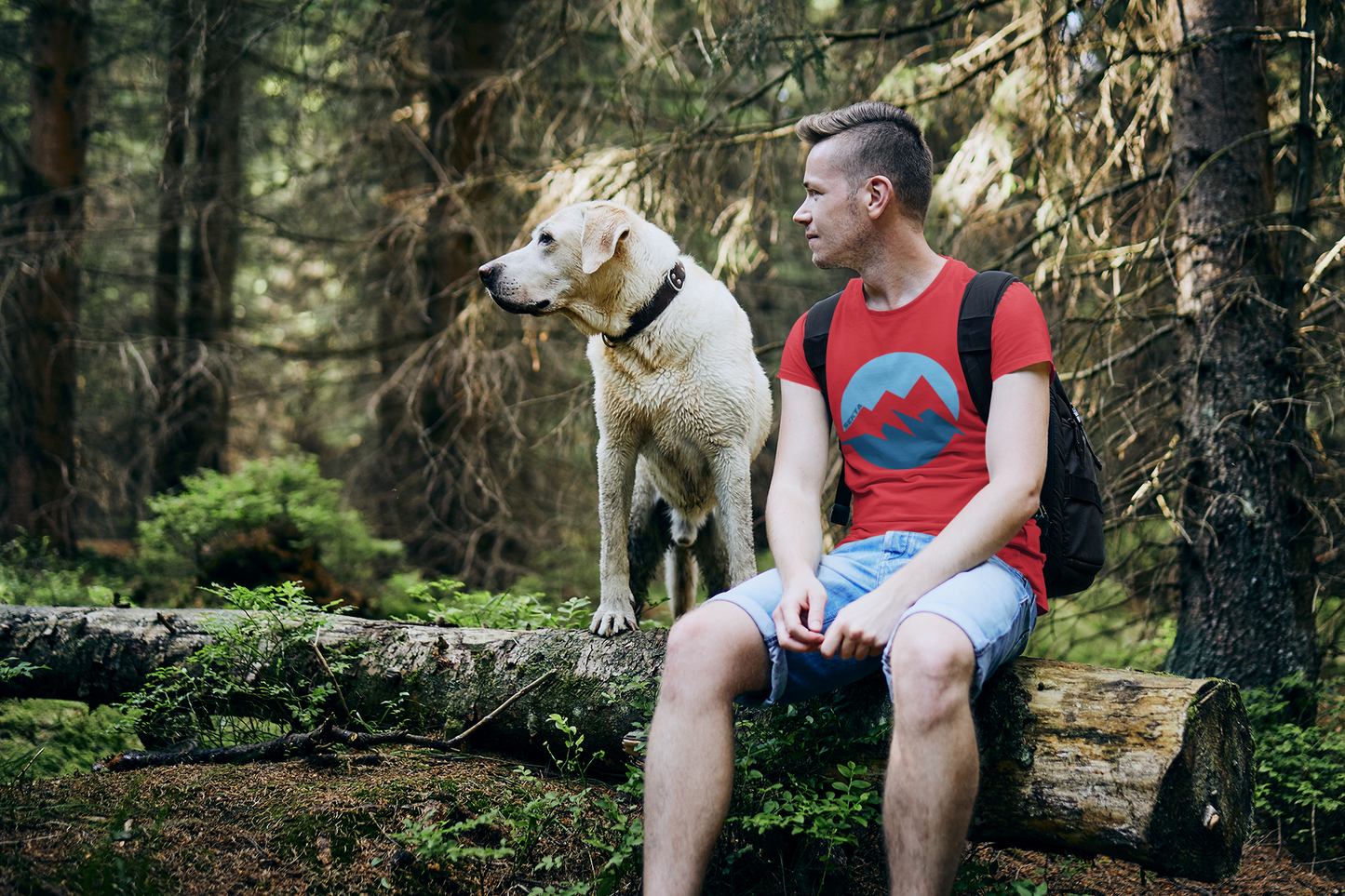 BLUE MOUNTAIN Unisex Short Sleeve Tee