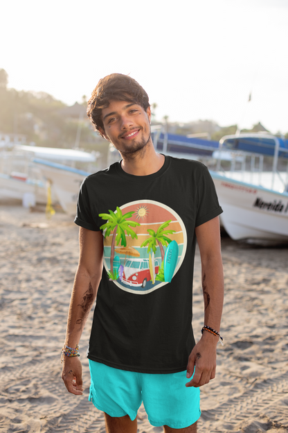 SURF TOURS Unisex Short Sleeve Tee