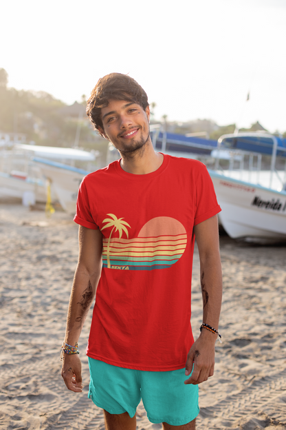 SUNSET STRIPES Unisex Short Sleeve Tee