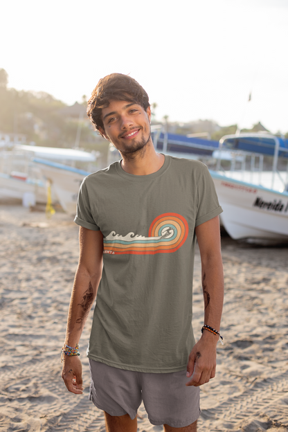 RETRO WAVES - Unisex Short Sleeve Tee