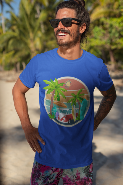 SURF TOURS Unisex Short Sleeve Tee