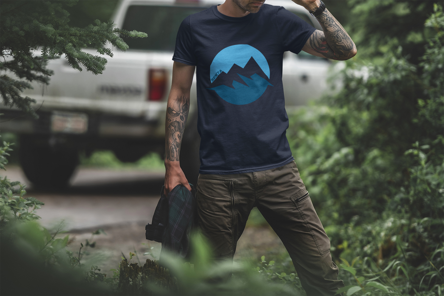 BLUE MOUNTAIN Unisex Short Sleeve Tee