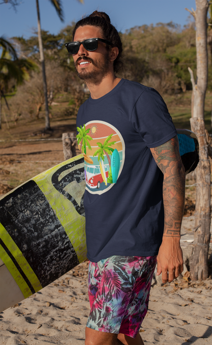 SURF TOURS Unisex Short Sleeve Tee