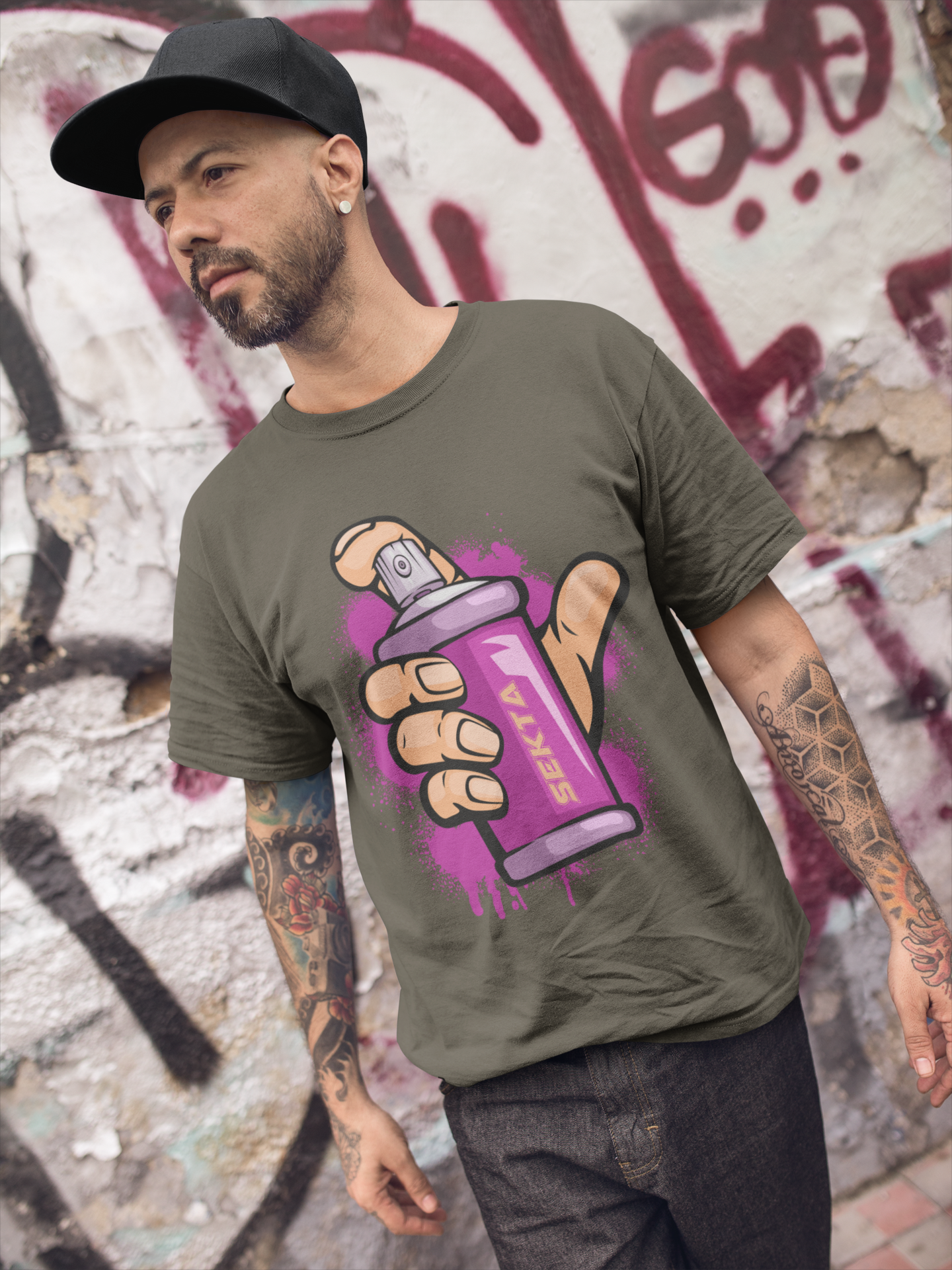 SPRAY CAN Unisex Short Sleeve Tee