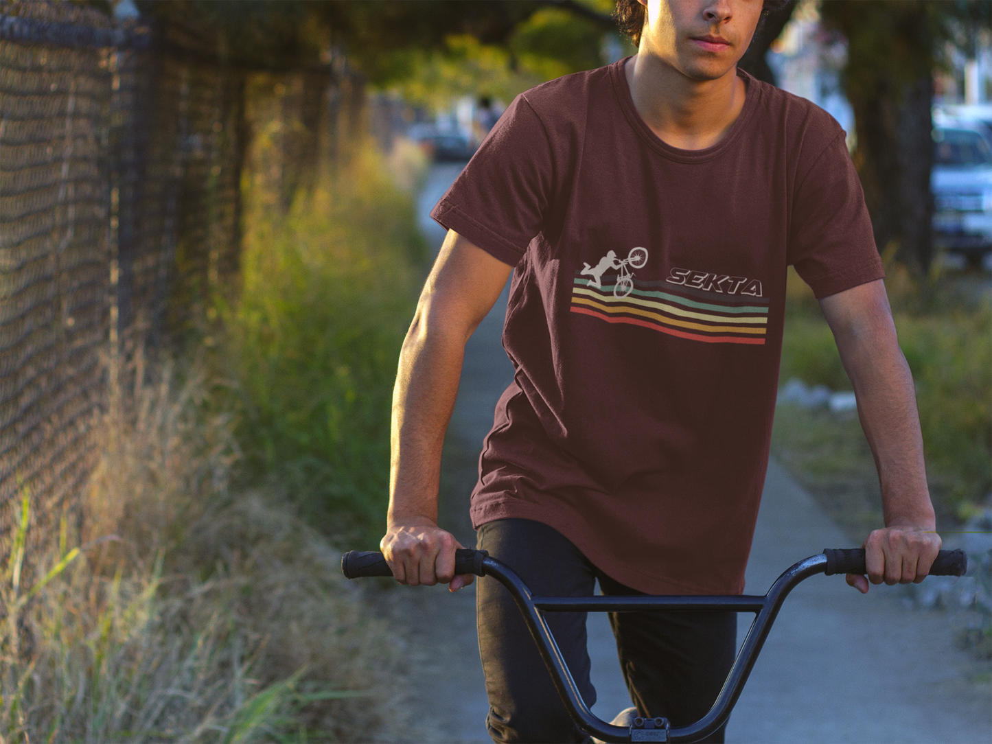 MTB STRIPES Unisex Short Sleeve Tee